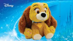 PELUCHE DOUCE DISNEY PETITS ANIMAUX - LADY LA BELLE ET LE CLOCHARD